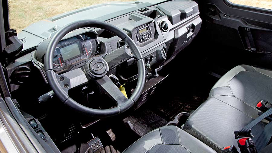 Polaris buggy interior