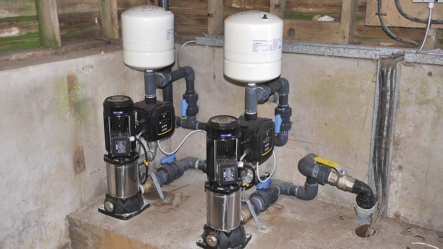 Water pressure control