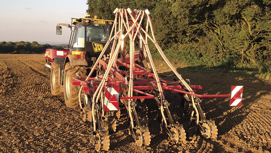 Eco dril at work in field