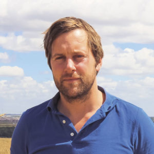 Tom Martin in Rapeseed Harvest