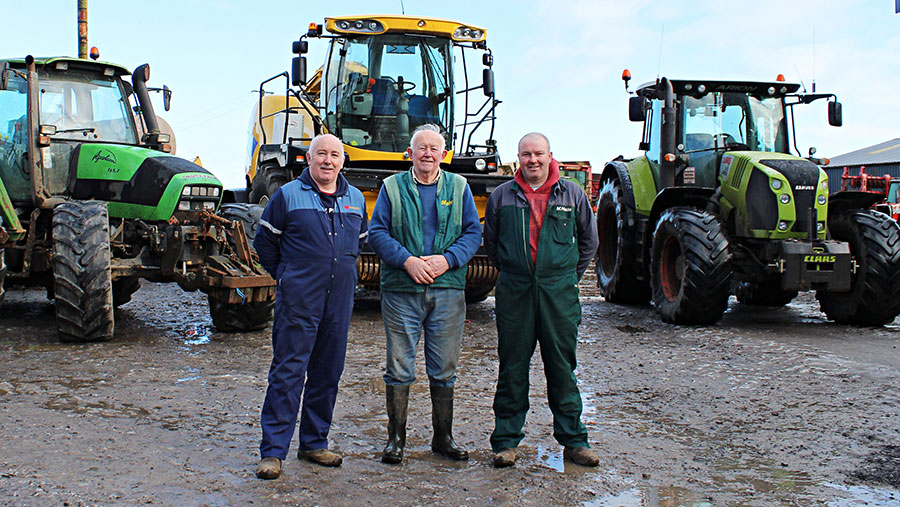 John-Joe, Andy and Padraic Walsh