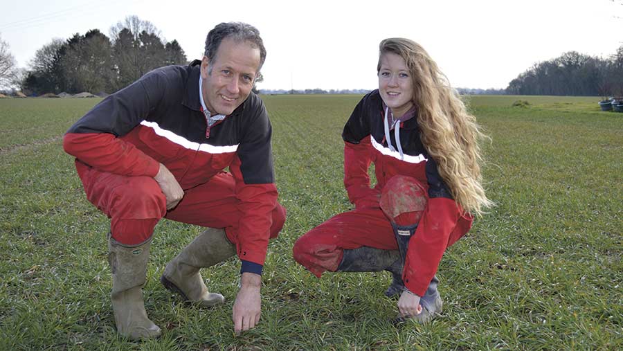 Robert Dyball and daughter Dominique