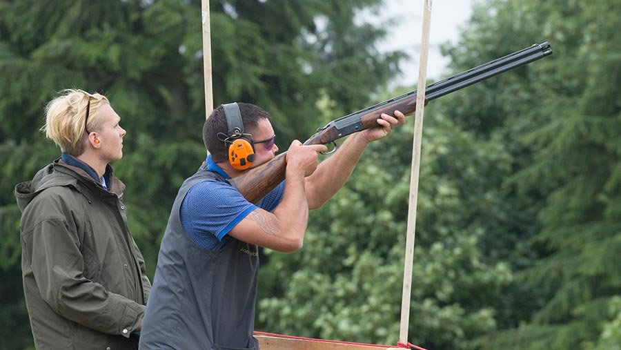 Tarhet shooting at the Game Fair