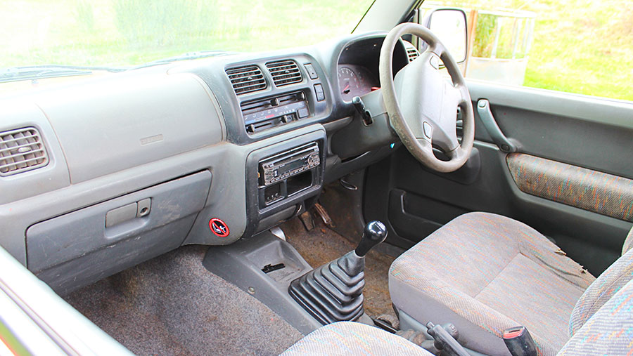 The Zuki Ute interior