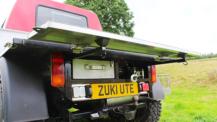 Zuki Ute's rear load deck