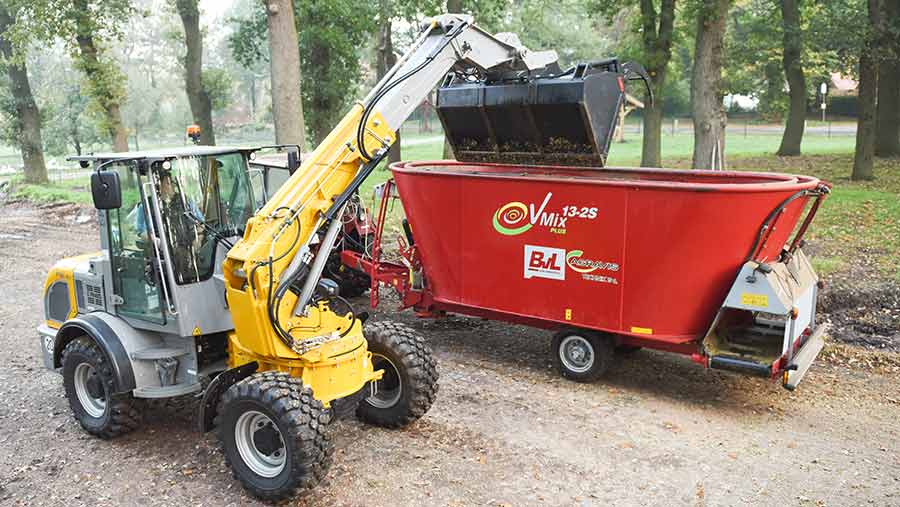 Paus swivel loader