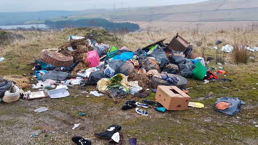 Beeston Hall fly-tipping