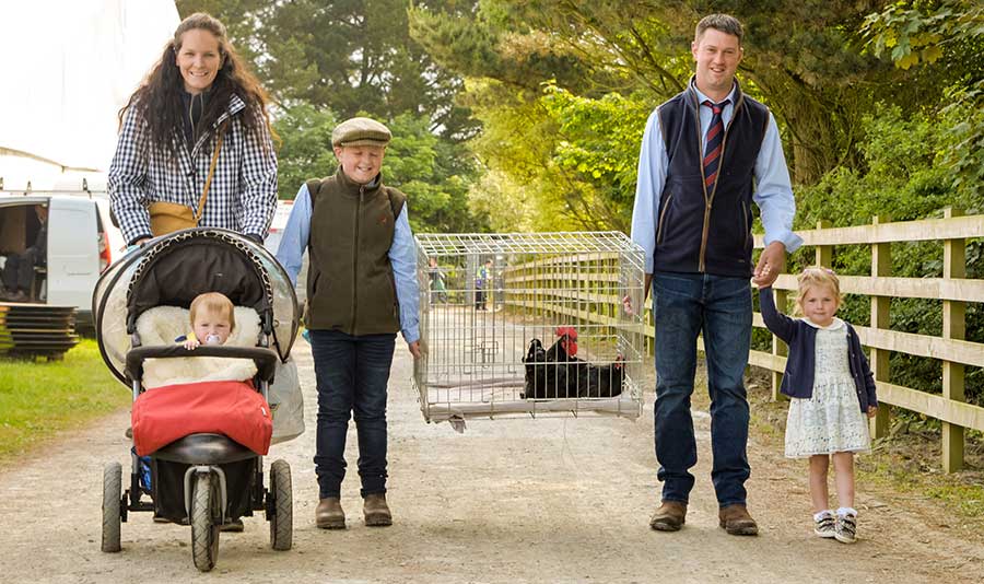 Family at Royal Cornwall Show 2018