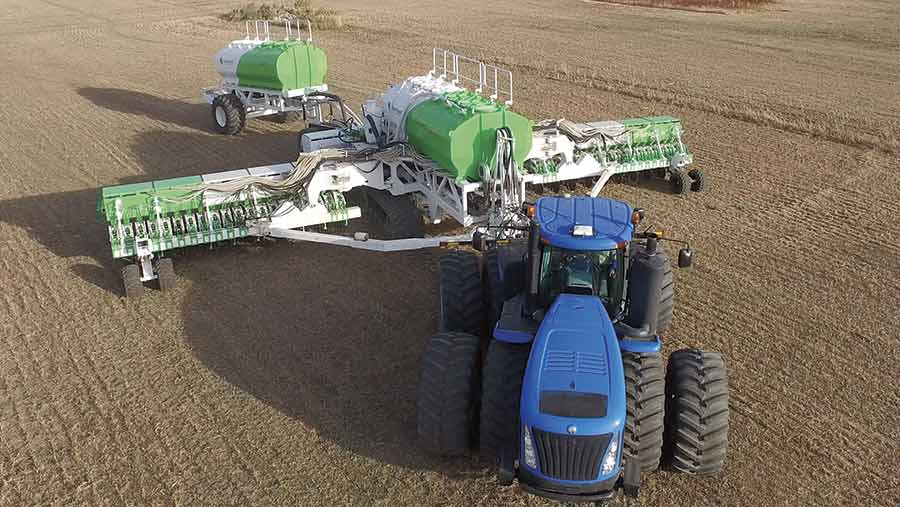 The Smart Seeder at work in a field