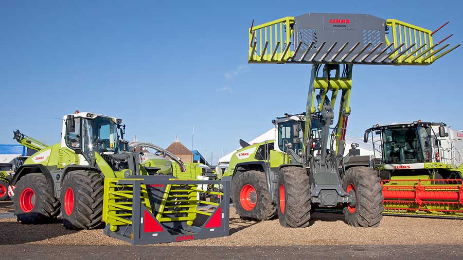 Claas Torion loading shovel