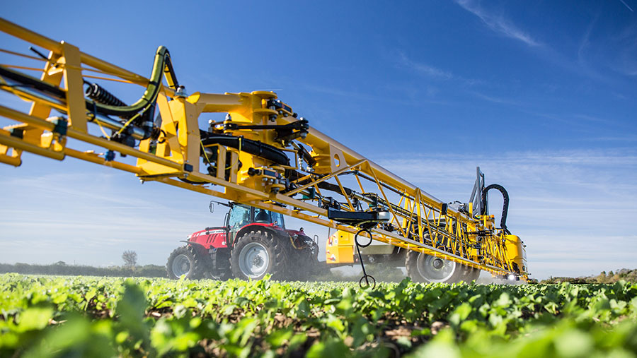 Chafer's trailed sprayer