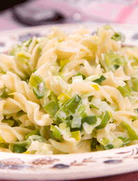 Leek and Blue Cheese Pasta - Farmers Weekly