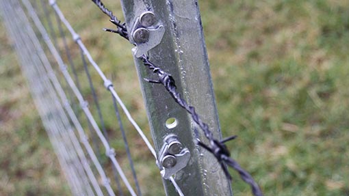 Galvanised steel fence posts can last up to 40 years - Farmers Weekly