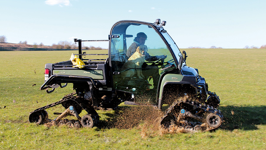 Farm Test Finds Tracked Gator Expensive But Effective Farmers Weekly 3523