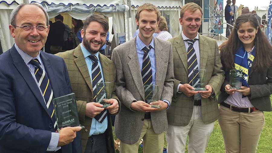 The Harper team (left to right): lecturer Tony Asson, and students Thomas Greenway, Anthony Ashby, Ed Calcott and Nicola Blowey