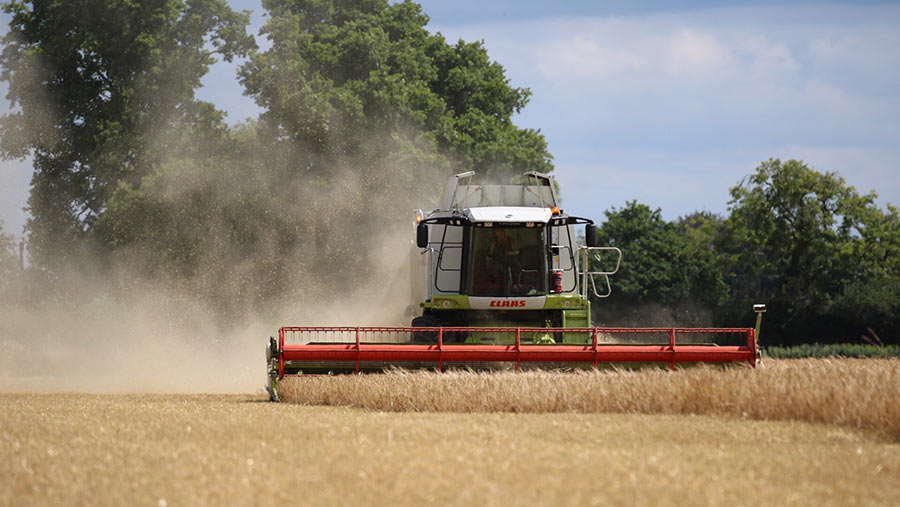 This winter barley harvesting photo was uploaded to our Harvest 2016 gallery by Harry Pilling