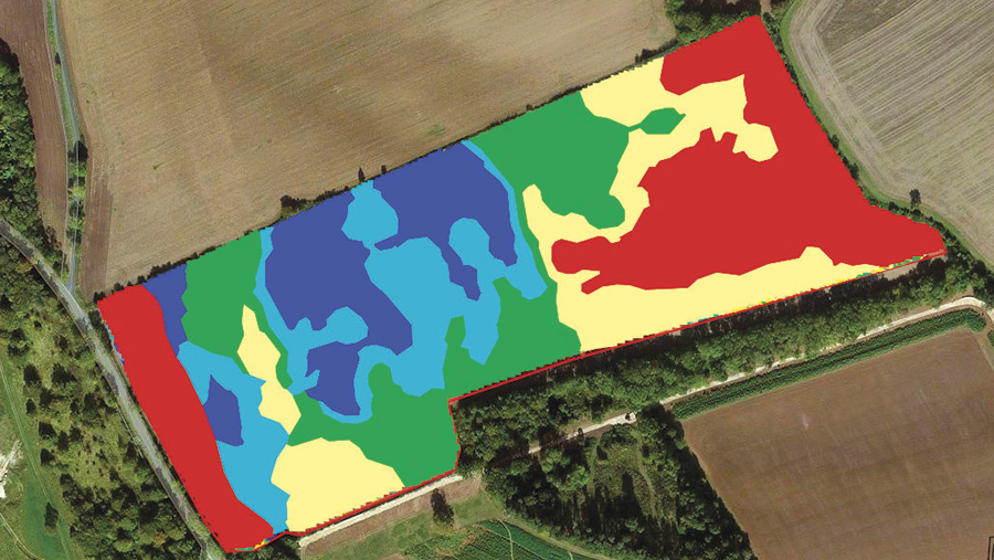 (4) A smoothed yield map can be used to generate a variable seed plan