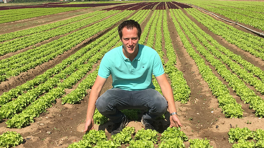 Florian Amberger farms  south of Frankfurt