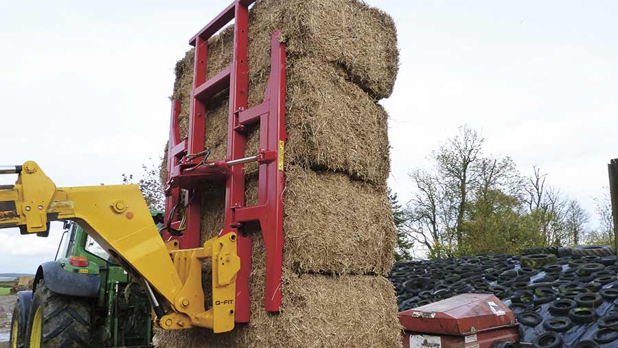 Heath Super Grab speeds up big square bale handling Farmers Weekly