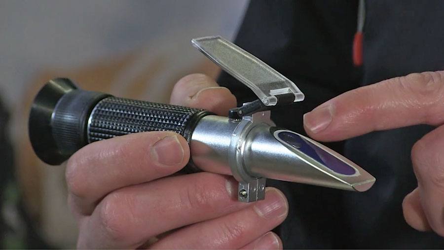 Rethinking Cattle Performance video How to use a refractometer to test