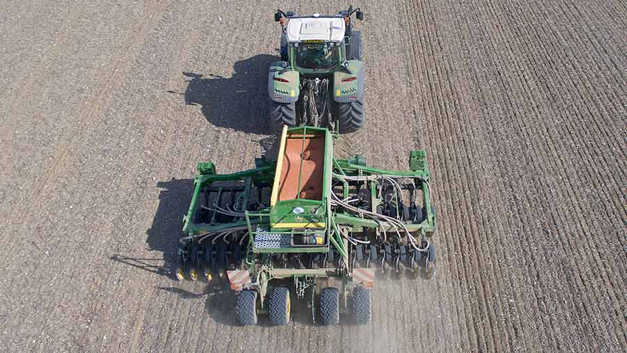 6m disc drill ticks the boxes for contractor’s CTF system - Farmers Weekly