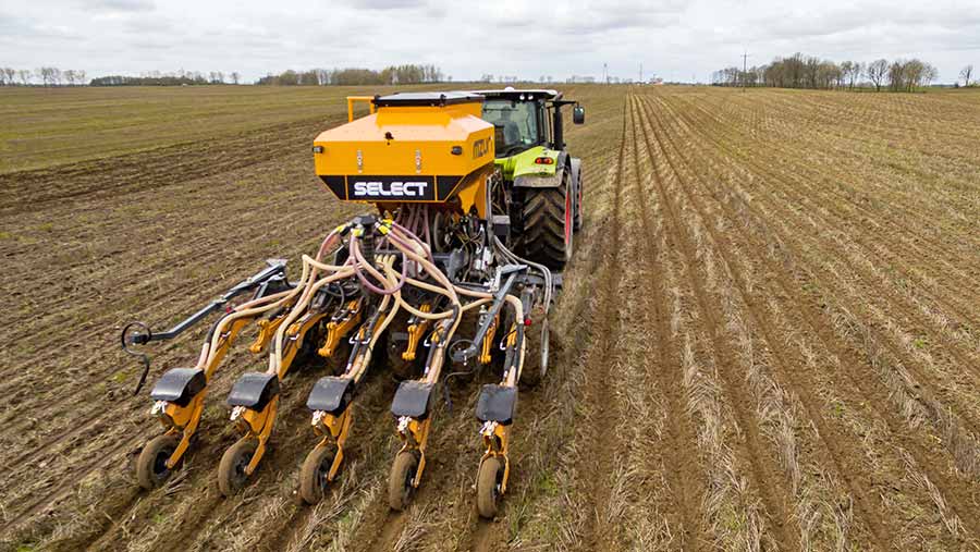 Conversion kit adds precision planting option for striptill drill
