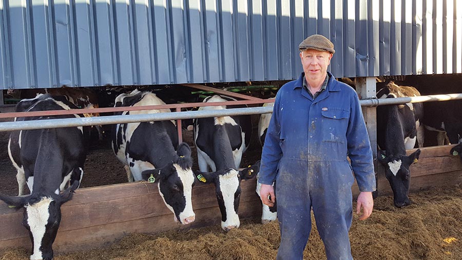 Willie Cambell on his Ayreshire farm