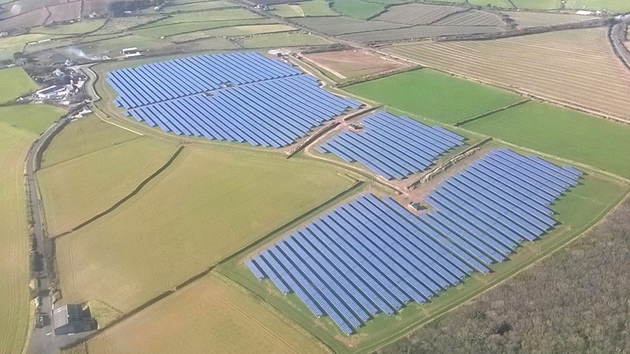 Gover Park solar farm in Cornwall was developed in 2013 