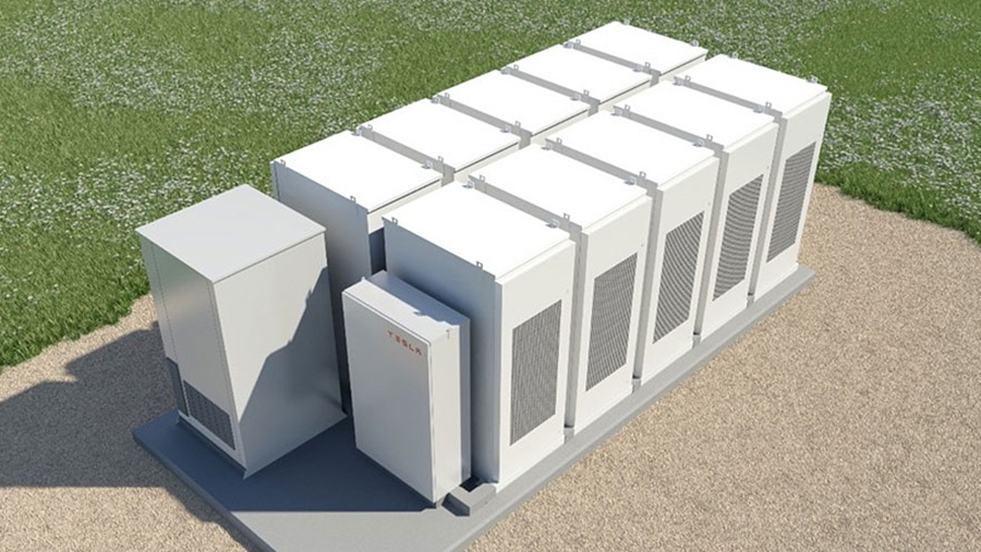 Solar battery storage