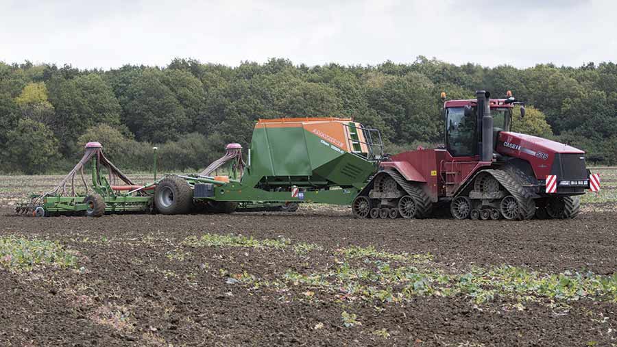 Keith Challen's Amazone Citan drill. © Tim Scrivener