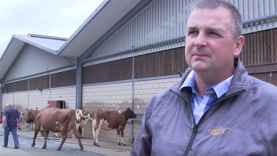 Dairy farmer Hefyn Wilson