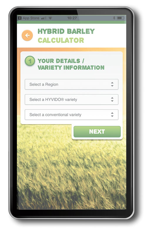 Syngenta hybrid barley app