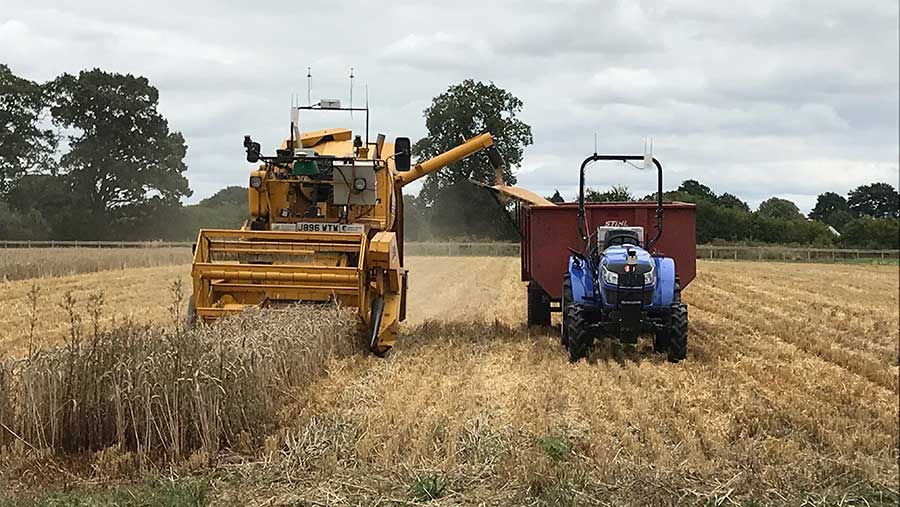 Autonomous combining on the Hands Free Hectare