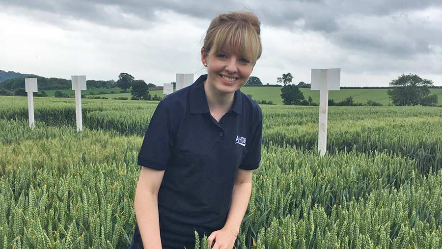 Sarah-Jane in a field