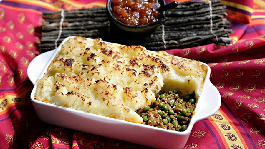 Indian Shepherds pie © Yes Peas