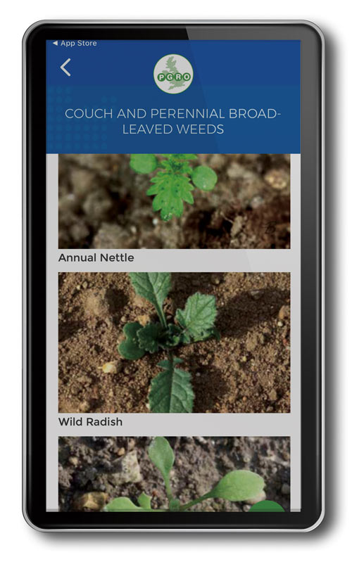 PGRO Pea & Bean Guide app