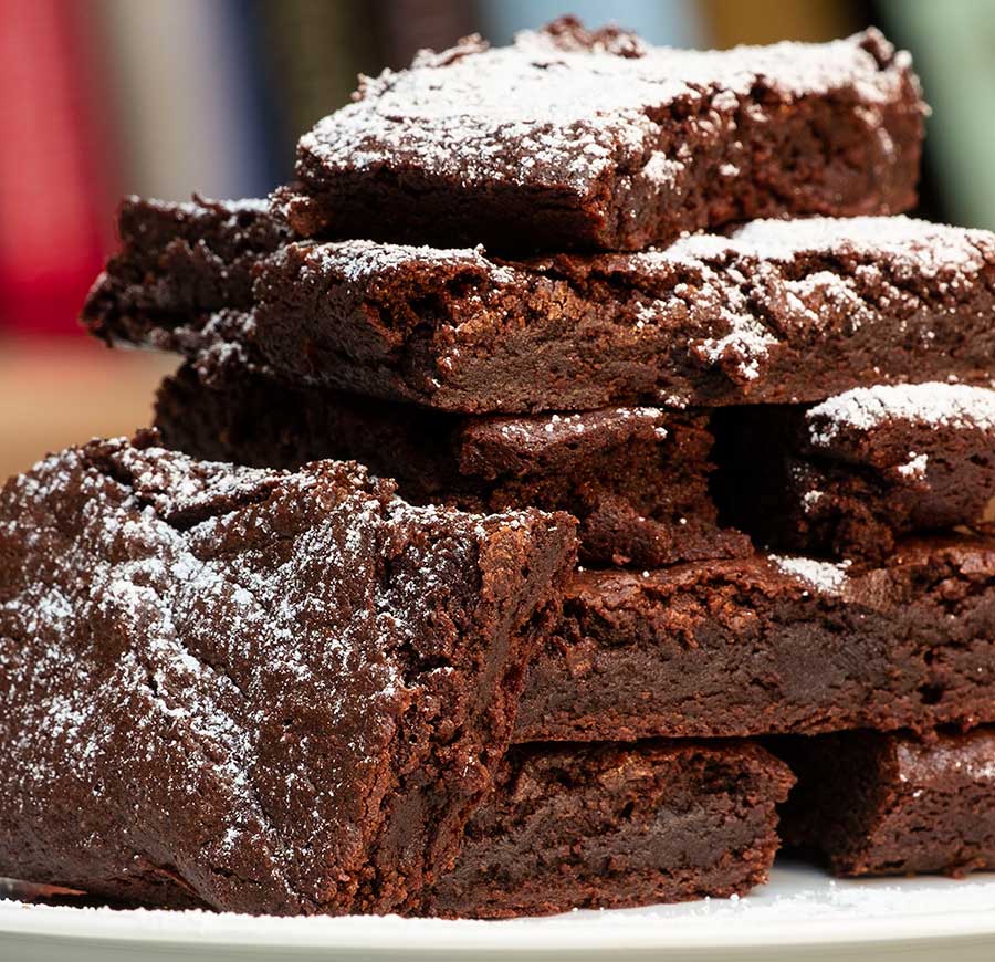 Chocolate brownies by Philippa Vine