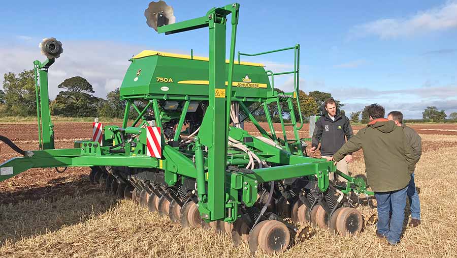 John Deere 750A drill