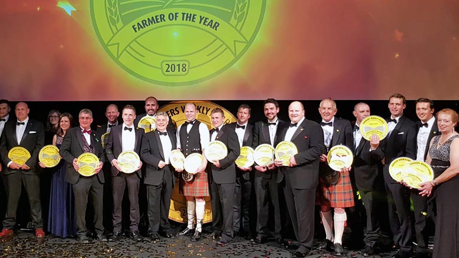 Farmers Weekly Awards 2018 winners group photo