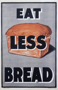 Eat less bread poster