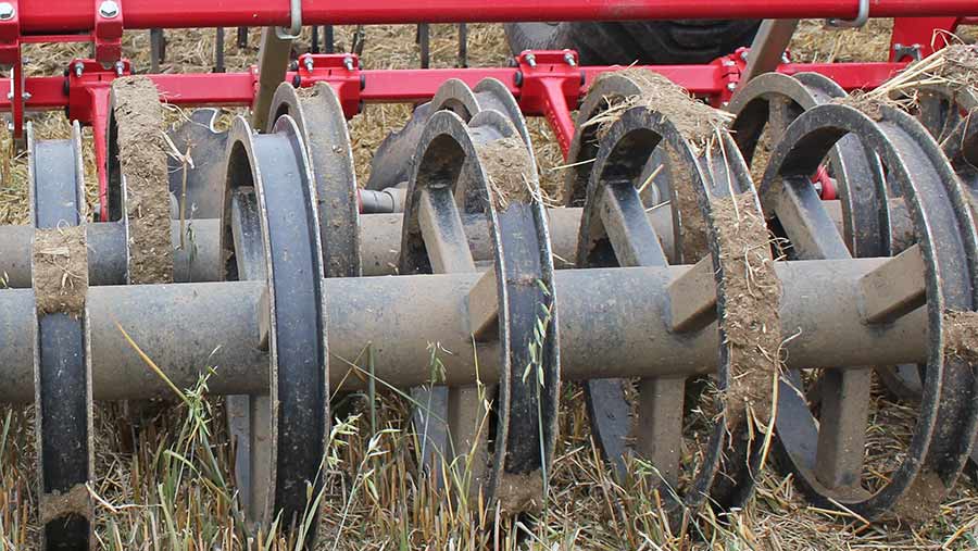 Close-up of STS press wheels