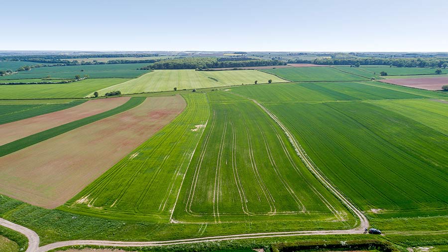 Laxton Estate aerial view