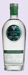 A bottle of Ramsbury gin