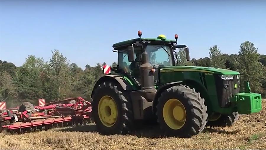 Video: We try out John Deere's monster 8400R - Farmers Weekly