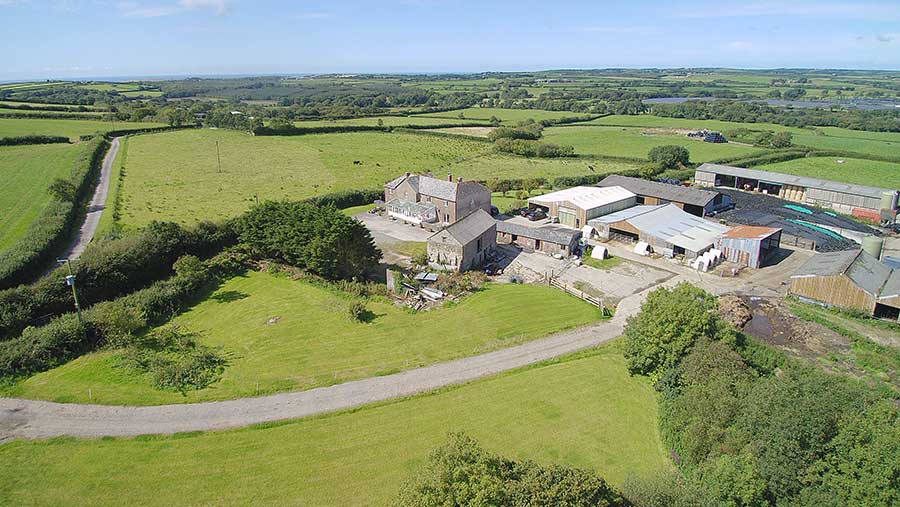 Aerial view of Norton Farm