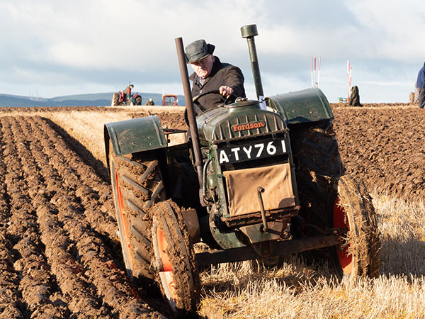 Curtis Welsh vintage tractor