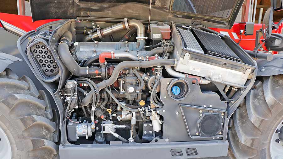 Massey Ferguson telehandler engine