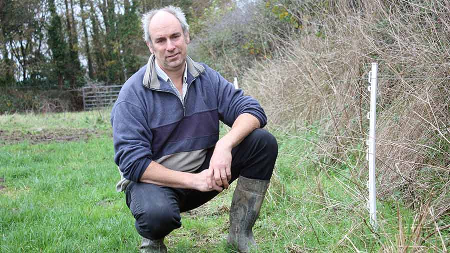 David Carbis in field
