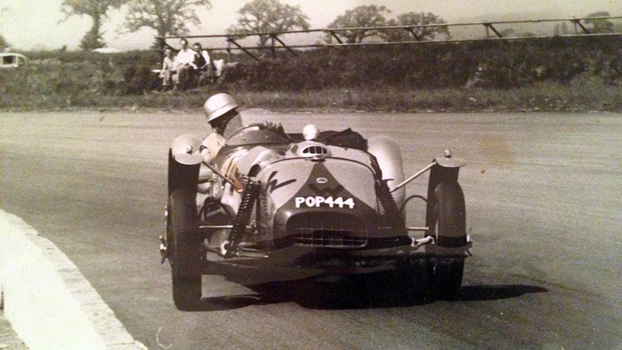 Roy Millbank racing in "Pop"