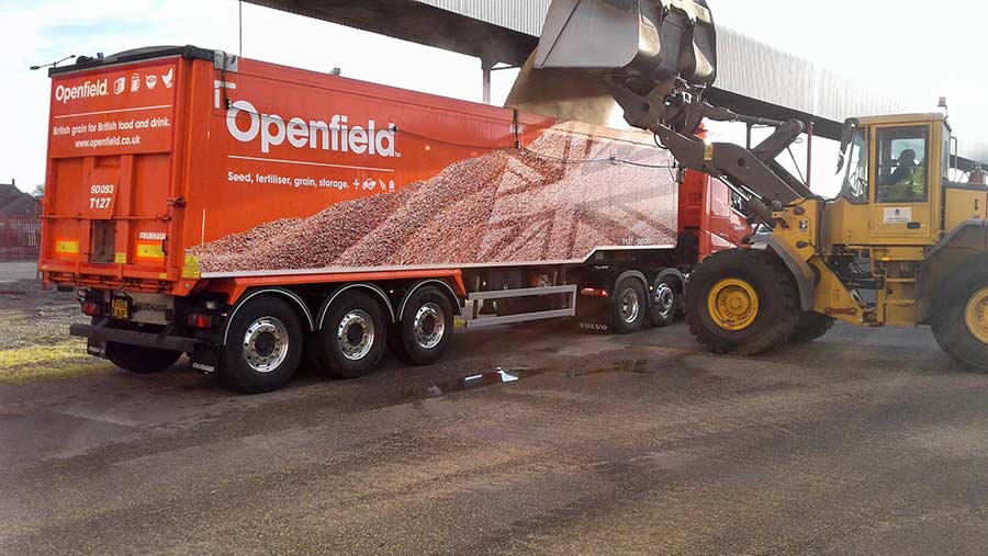 Openfield lorry
